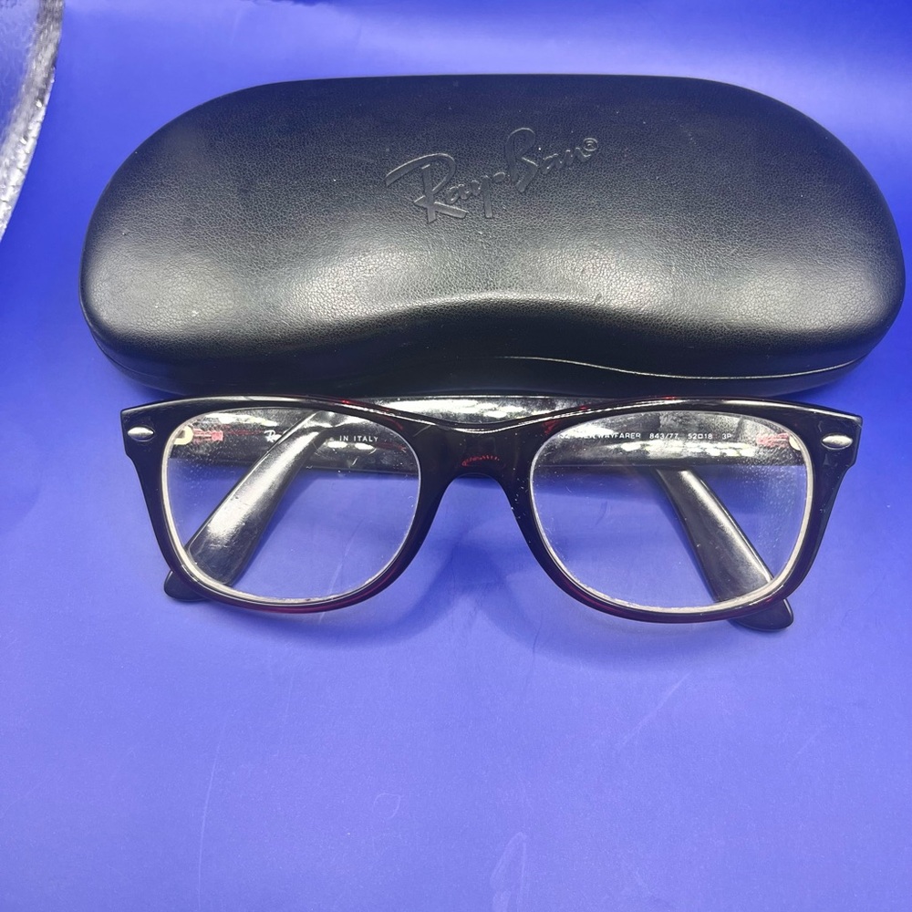 Ray-Ban Black Eyeglasses with Case